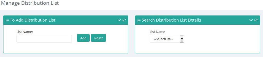 Distribution List: Using Distribution List mobile numbers including country code are only stored.