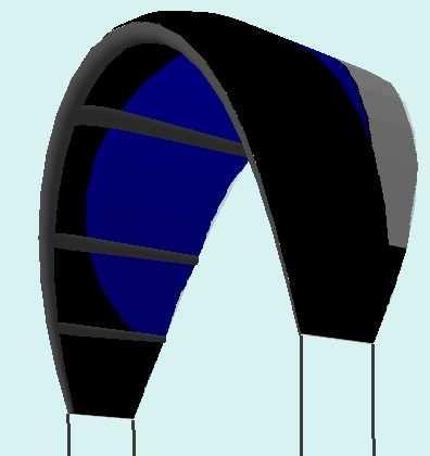 Inflatable kite design