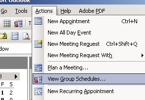 Creating Group Schedules Sometimes and Administrative Assistant may have various groups that meet through out the year.