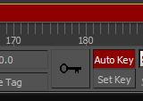 Turn on your auto key button, and then move the timeline scrubber to keyframe #70.