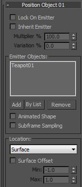 From the resulting list choose the Teapot we created in the beginning, and then click on the Select button.