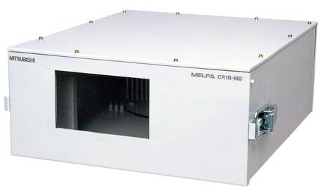 3Controller (3) Controller protection box Order type : CR1B-MB Outline The controller protection box is used to protect the controller from an oil mist or other operating environment.