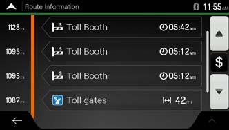 7. To add more route points, tap or tap to change the final destination. The Add to Route.
