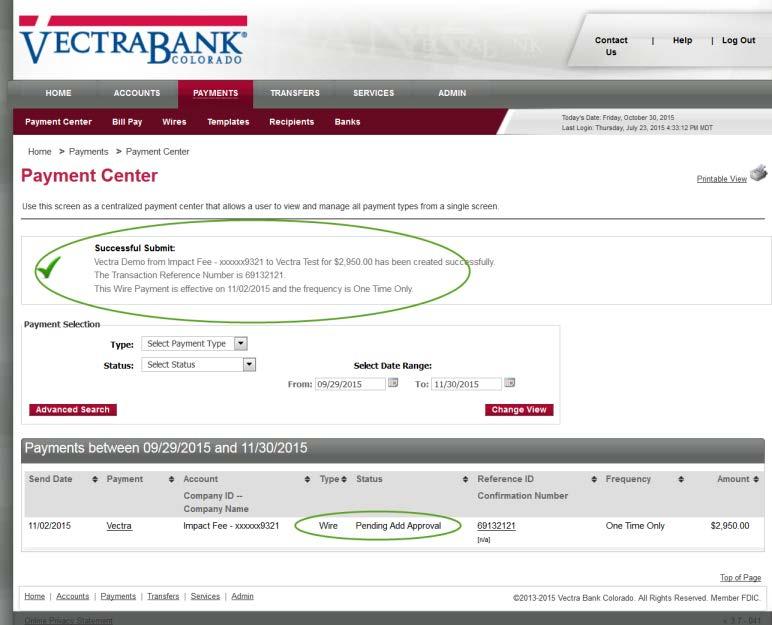Using Dual Authorization Option Business Online Banking customers have the option of using Dual Authorization instead of EAP.