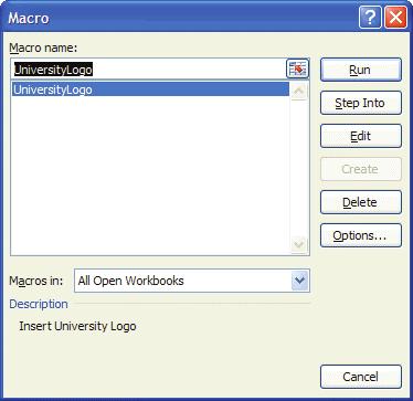 Run a Macro Without Using Keyboard Shortcuts You don t have to know a macro s key combination to run the macro. Instead, you can use the Macro dialog box: step 1.