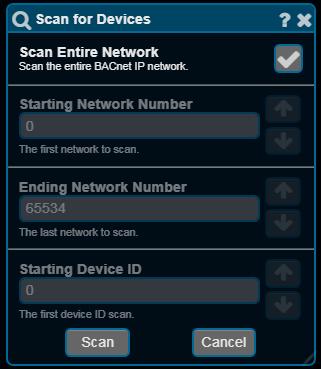 BASview 2 Discover Devices Left click the driver and right click the device tree and select Scan for Devices You can manually enter a BACnet