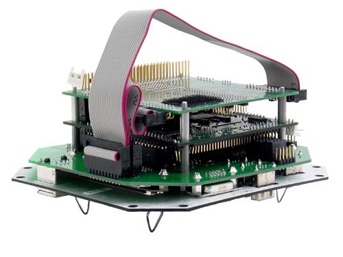 6. Install Video Board (Optional) If you are attaching a video board for use with a Prometheus or Elektra CPU board, use 4.6 round spacers in the 4 corners of the board.