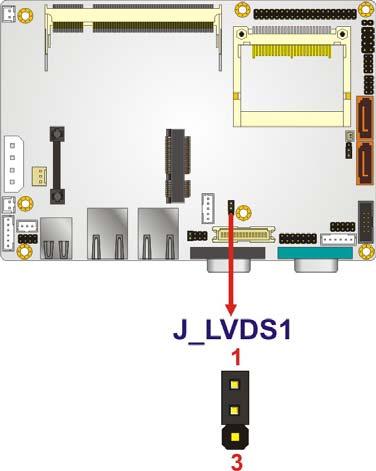 Figure 4-8: LVDS Voltage Selection Jumper Pinout Locations 4.5 Chassis Installation 4.5.1 Airflow WARNING: Airflow is critical to the cooling of the CPU and other onboard components.