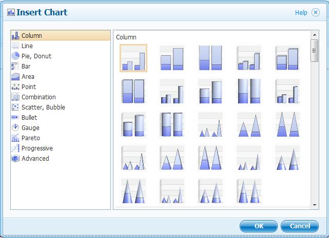 Graph / Chart Module 2 - Choose Chart from the Toolbox tab and drag and drop it into the working area - Choose
