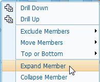 from Quarter Q1 2012 to the months Jan/2012, Feb 2012 and Mar 2012 - Collapse Member fold the expand members and delete