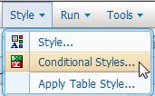 Conditional Style Module 3 - use conditional style to