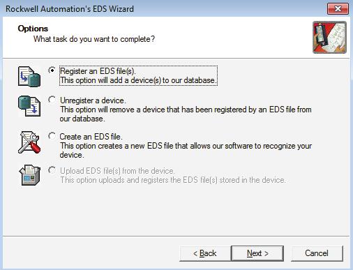 eds file and are only registering: 4. Select Next. The Wizard checks the selected file for errors. 8. Make sure the file you selected is the same one being checked.