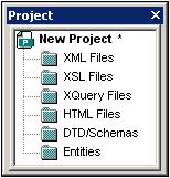 178 Projects Creating and Editing Projects (XML, XSL, etc) (see screenshot below). File-type extensions are associated with a folder via the property definitions for that folder.