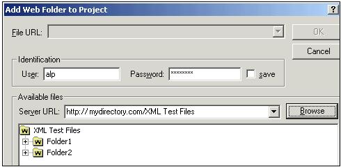 232 User Reference 4. 5. Project Menu Click the folder you want to add to the project view.