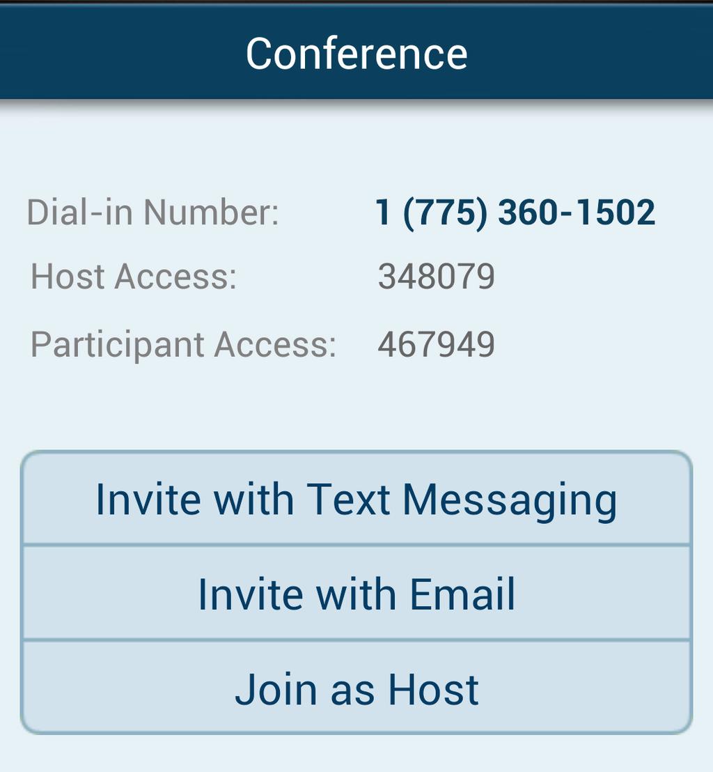 you are. You can host a conference with up to 1000 attendees, using your IP deskphone while in the office, or the Softphone from your desktop computer, or the Office@Hand mobile app while on the go.