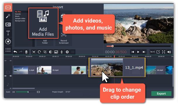 Learn more: Exporting videos Uploading to YouTube Full-feature mode quick start How to make a movie in full-feature mode In full-feature mode you can use all the tools that the Video Editor has to