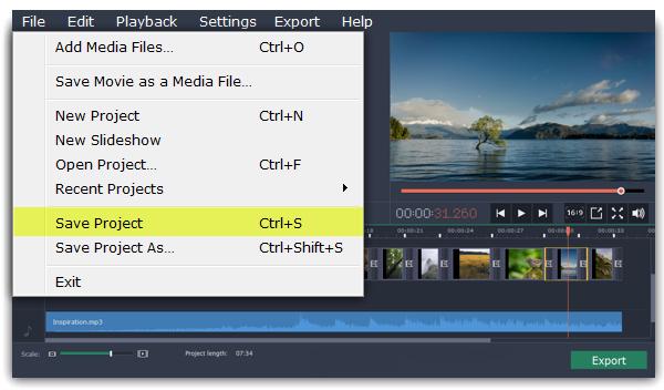 To create a new project: On launching the Video Editor: click Create a project in full-feature mode if you want to make the video yourself or Create a montage in easy mode to make a quick automated