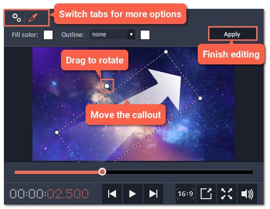 See also: Timeline tracks Adding titles Animation With Movavi Video Editor, animating objects is simple and doesn't need any additional software.