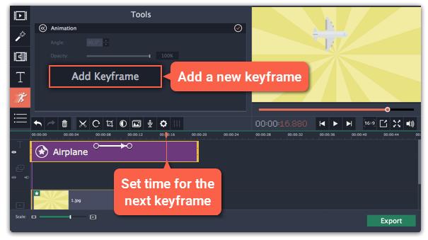 Resetting a keyframe To make a keyframe go back to its original position, right-click the keyframe point on the clip and choose Reset Keyframe in the pop-up menu.