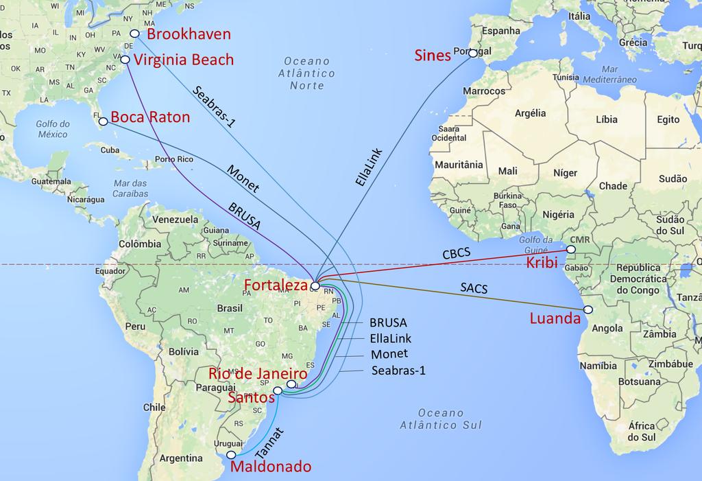 Confluence of Opportunities New data-intensive science instruments in the southern hemisphere: Large Synoptic Survey Telescope (LSST) in Chile SKA in South Africa New submarine cables in South
