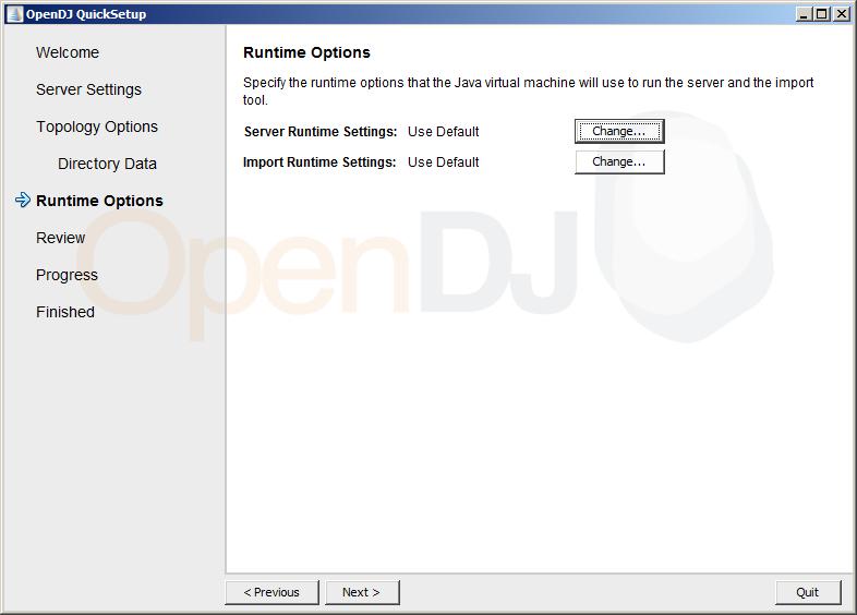 8. On the "Review" screen, select the option to run the server as a Windows Service then click
