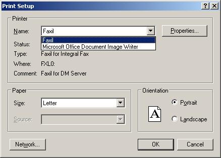 Routing to Printers To route inbound faxes to a printer, the printer(s) must first be installed on the DM Fax Server.
