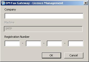 If the license information was entered correctly, you will