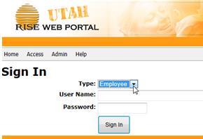 RISE Web Portal Time Entry (UT Family Support Employee - FSP) 4.
