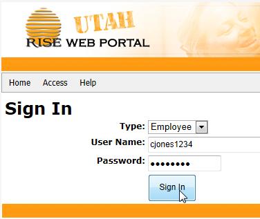 In the User Name field, type in your Registration ID.