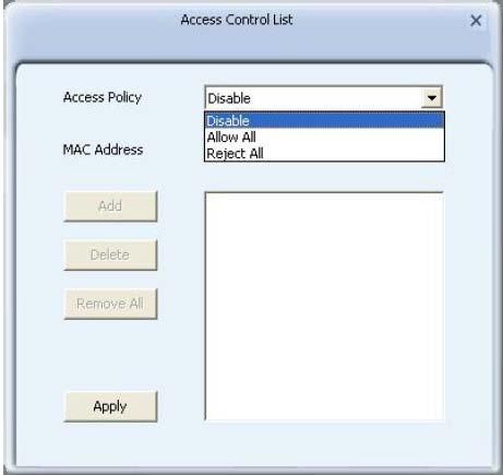 4.2.2.4 Associate List Associate List page shows the information of the wireless devices