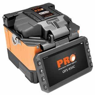 PRECISION RATED OPTICS FUSION SPLICERS OFS-935C Core Alignment Fusion Splicer The PRO OFS-935C is the perfect splicer for ANY job.