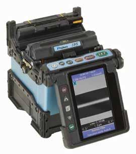 AFL/FUJIKURA FUSION SPLICERS FSM-19S Fixed V-Groove Fusion Splicer The Fujikura 19S is a low cost, fixed v-groove single fiber splicer with similar features found on the Fujikura 70S.