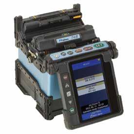 FSM-70R Ribbon Fusion Splicer The Fujikura 70R is equipped with a precision, fixed v-groove for splicing single fibers or ribbon fiber up to 12 fibers.