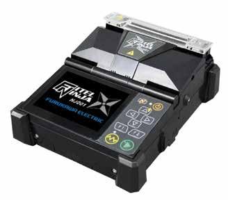 FITEL FUSION SPLICERS Ninja NJ001 Hand Held Fusion Splicer The FITEL NINJA NJ001 Hand-Held Single Fiber Fusion Splicer is suitable for all METRO, LAN and FTTx fibers including ultra bend-insensitive