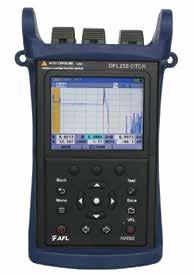 AFL/NOYES OTDRS OFL250-50 Hand-held, Fault-Locating OTDR The NOYES OFL250 is a single-mode OTDR with an integrated optical power meter (OPM), optical laser source (OLS), and visual fault locator