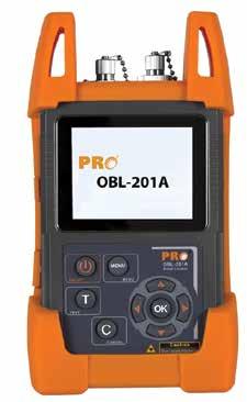 PRECISION RATED OPTICS OTDRS OBL-201A Optical Break Locator The OBL-201A Break Locator is a 9/125µm Singlemode Break Locator operating at 1550nm (± 20nm) and boasting a 100mW output, capable of