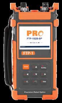 FTTx OTDR FTP-1 PRECISION RATED OPTICS OTDRS The PRO FTP-1 OTDR boasts massive OTDR testing power in a small, ruggedized package.