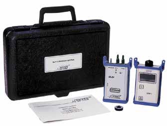 AFL/NOYES TEST KITS NOYES MLP SERIES OPTICAL LOSS KITS MLP1 Fiber Optic Loss Test Kits Basic Multimode Test Kit The MLP1 test kits are inexpensive solutions for testing multimode and single-mode