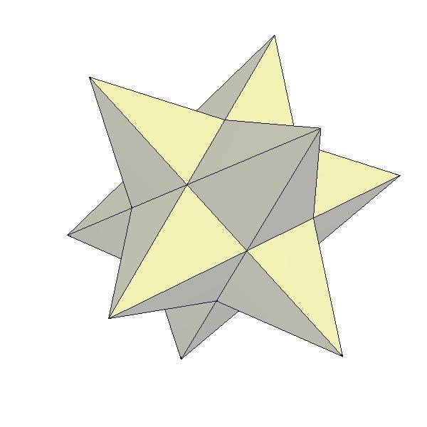 Tetrahedral extrusion can also be called stellation since for s = 1 it can create regular stellated solids (Kepler solids 1 ) when applied to all the faces of a dodecahedron and an icosahedron (see