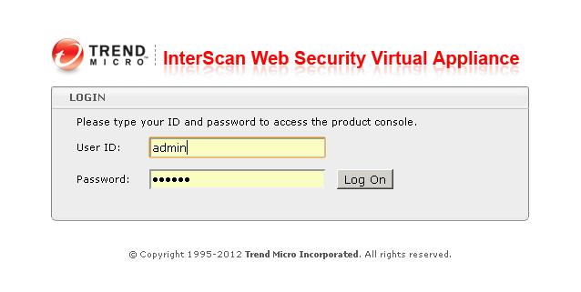 InterScan Web Security Virtual Appliance 6.0 Hardware Certification Guide Perform the following steps to activate IWSVA: 1.