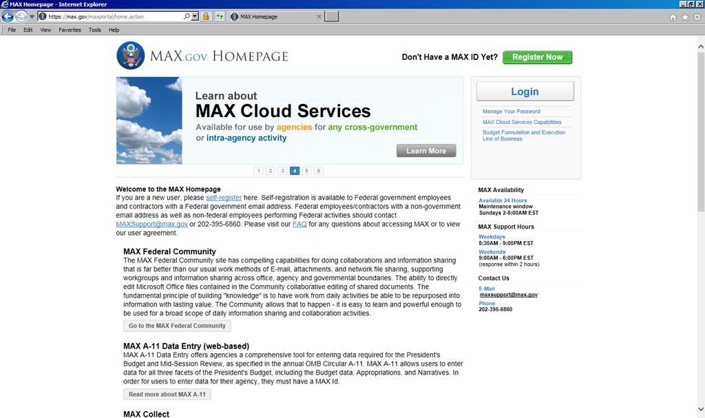 How to Navigate MAX Survey *This information for this presentation was taken from the website: www.max.
