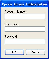 4. The Credentials setting determines the account number, user name and password associated with the data being transmitted.