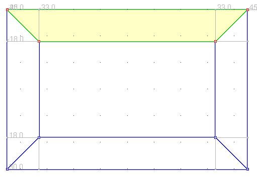 1. Draw two rectangles 2. Draw 4 lines 3. Set XZ view 4. Set REPLACE selection mode 5.