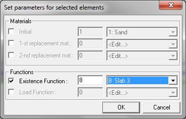Set existence function for the slabs 1. Select second slab 2.