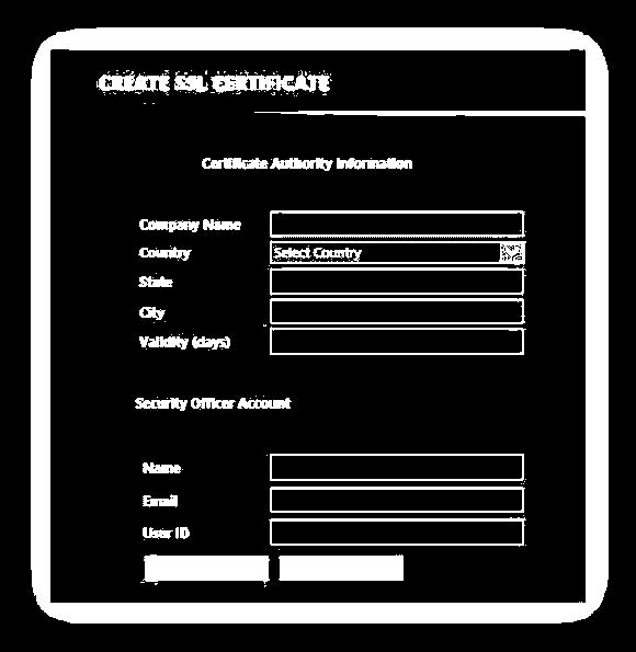 c. You also need to create the Security Officer account on the HySecure server. This account provides administrator access to the HySecure management console where further accounts can be created.