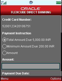 Payment Instruction [Mandatory, Radio button] Select Payment Instruction.