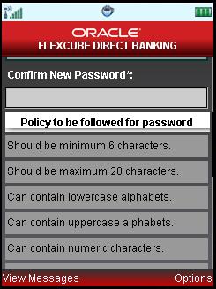 Force Change Password 46. Force Change Password This option forces you to mandatorily change your password. The Force Change Password screen comes in following scenarios.
