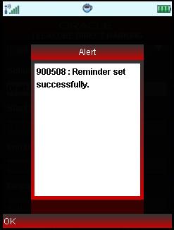 Reminders Field Subject [Mandatory, Alphanumeric, 50] Type the Subject for the reminder. Frequency Start Date End Date [Mandatory, Radio button] Select the Frequency of the reminder.