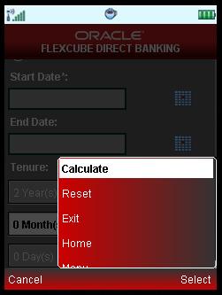 Savings Calculator Calculate The result is displayed as shown in the following screenshot.