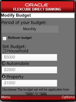 Budgeting Confirm [Action Button] Click Confirm to save the budget. The Success Message appears. 64.